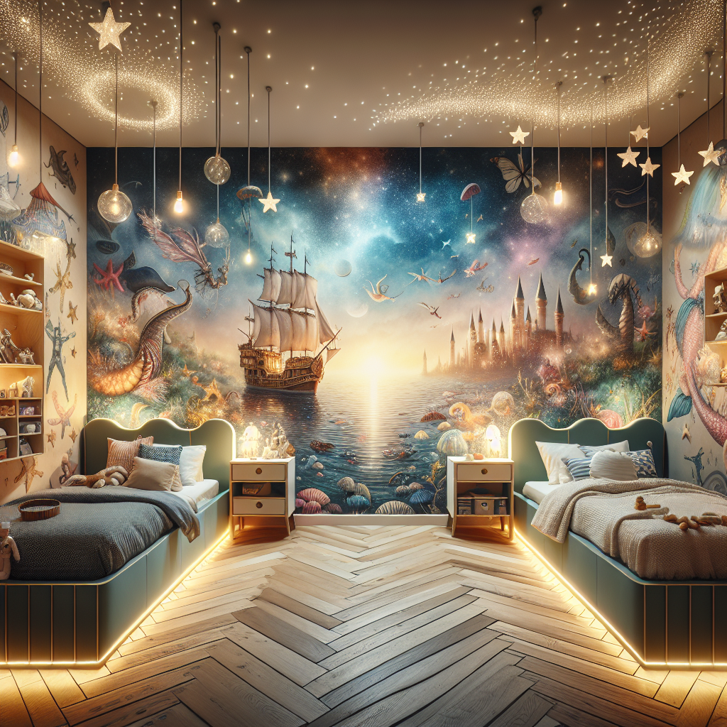 Diseñando Fantasías: Inspiración Creativa para Habitaciones Infantiles Compartidas 1 Disenando Fantasias Inspiracion Creativa para Habitaciones Infantiles Compartidas