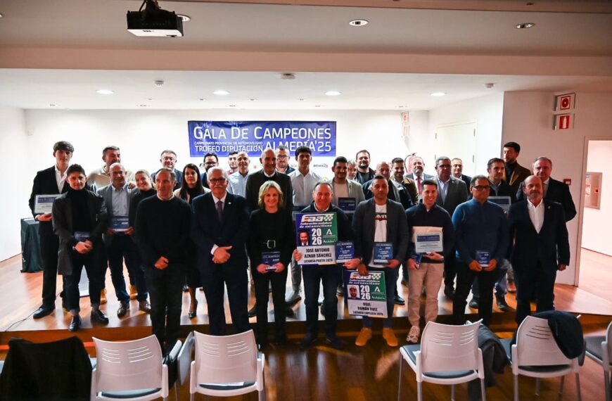 El Automovilismo Almeriense Rinde Homenaje a sus Campeones en la Gala de la Copa Diputación 2025