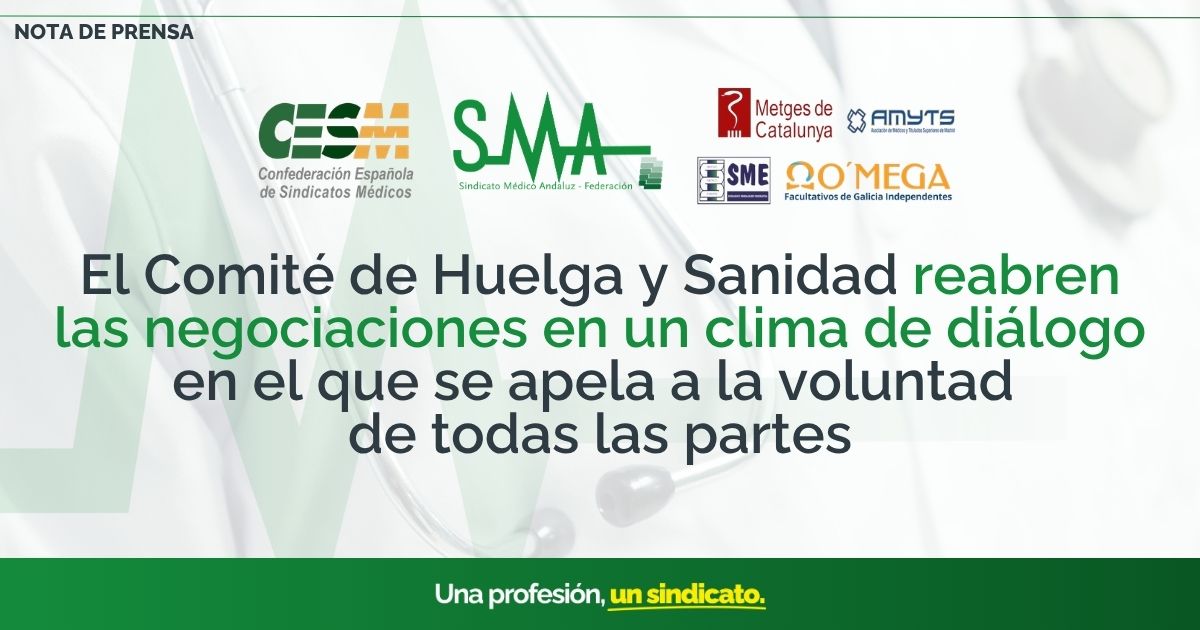 El Comité de Huelga y Sanidad Reinicia Negociaciones en un Ambiente de Diálogo y Buena Voluntad 1 El Comité de Huelga y Sanidad Reinicia Negociaciones en un Ambiente de Diálogo y Buena Voluntad