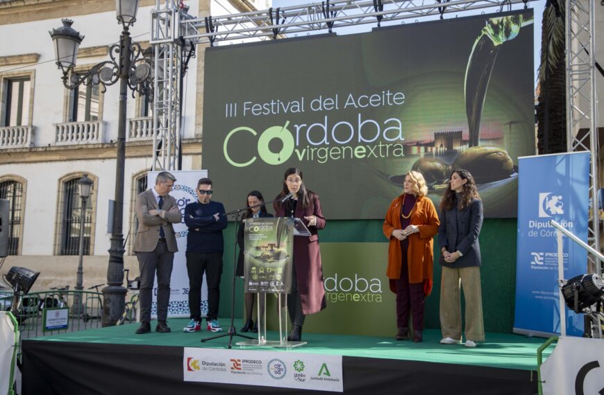 El III Festival del Aceite Córdoba Virgen Extra Regresa Este Fin de Semana a la Plaza de las Tendillas con el Apoyo de la Diputación y 'Sabor a Córdoba'