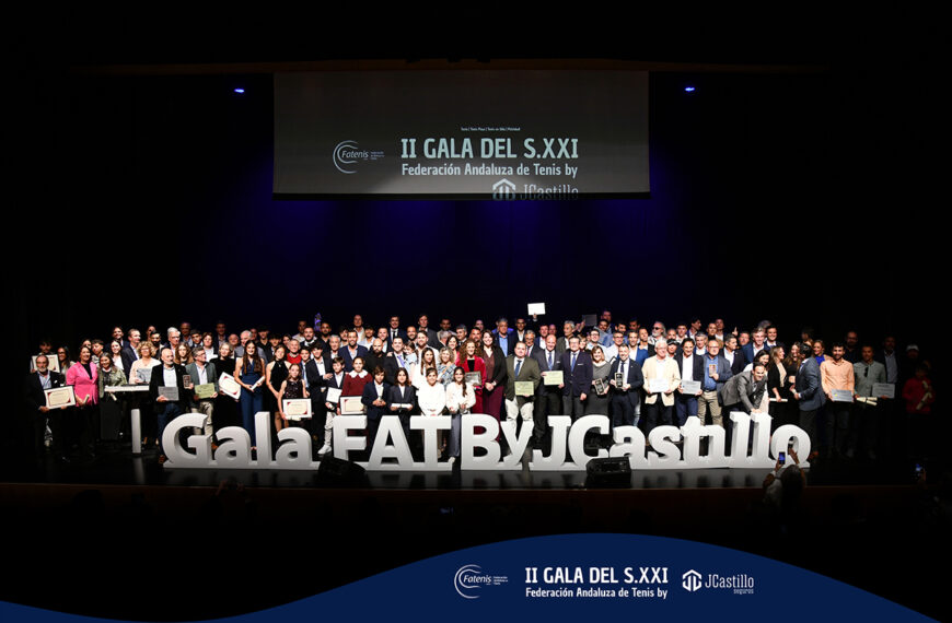 El tenis andaluz celebra su gran año en Málaga con una gala histórica - Foto Julio Salcedo - Federación Andaluza de Tenis