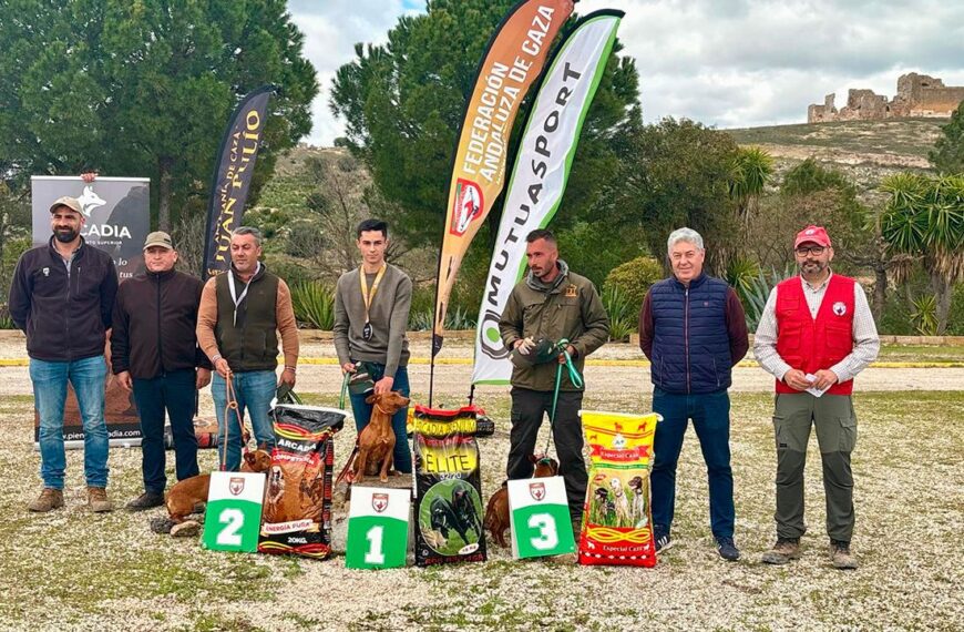 "Ginebra" de Álvaro Escalante y "Cuqui" de José Manuel León Triunfan en la Primera Selectiva de la Copa Andalucía de Podencos – Federación Andaluza de Caza