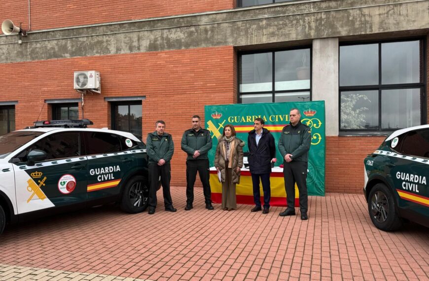 Guardia Civil de Salamanca impulsa la cardioprotección en vehículos patrulla para reforzar la seguridad en municipios rurales