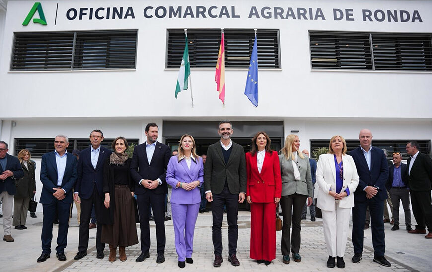 Inauguración de la Nueva Oficina Comarcal Agraria de Ronda tras Inversión de 1,7 Millones de Euros por la Junta