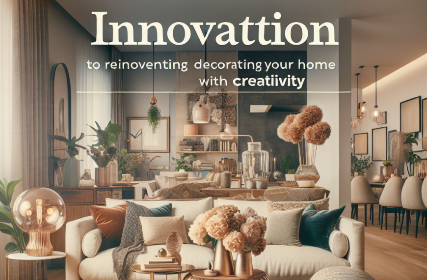 Innovación y Estilo: Guía para Reinventar y Decorar Tu Hogar con Creatividad