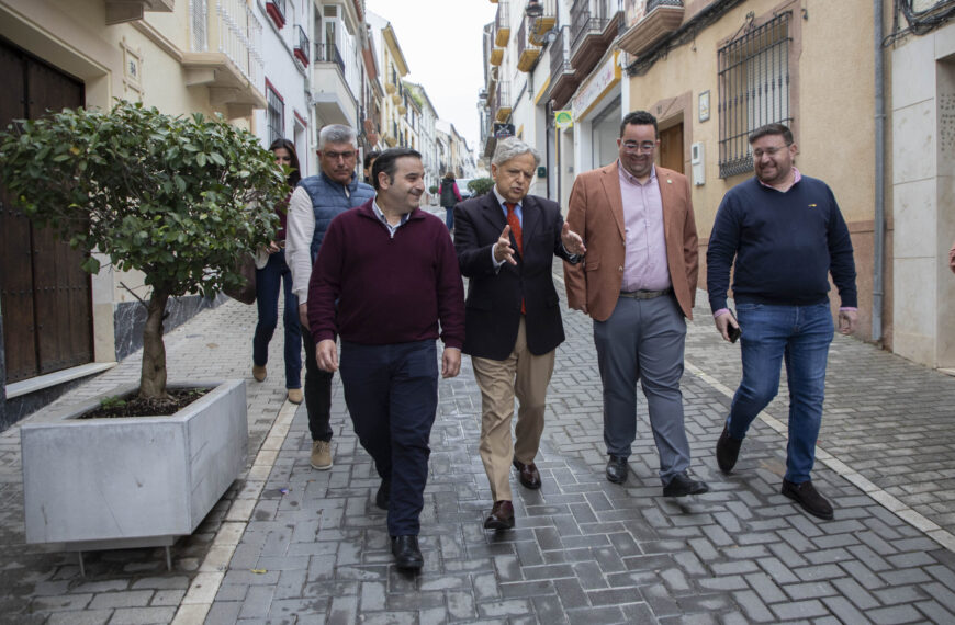 La Diputación de Córdoba invierte más de 400.000 euros en la renovación de la Avenida del Gran Capitán en Monturque