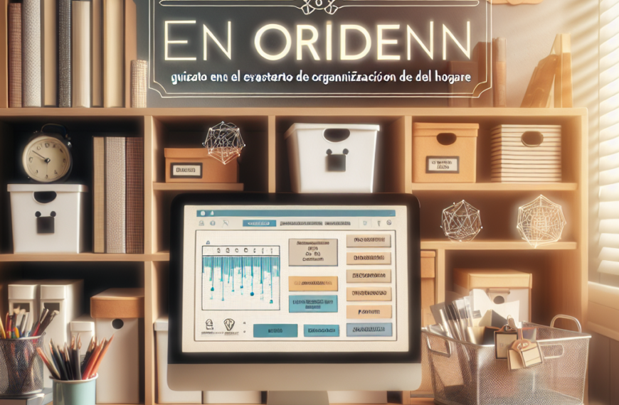 Maestría en Orden: Guía Definitiva para Transformarte en el Experto de Organización del Hogar