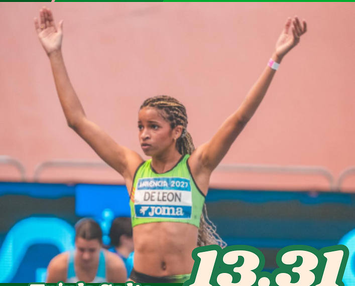 Nuevo Récord Absoluto de Andalucía: Ana Estrella de León Brilla en Triple Salto Short Track