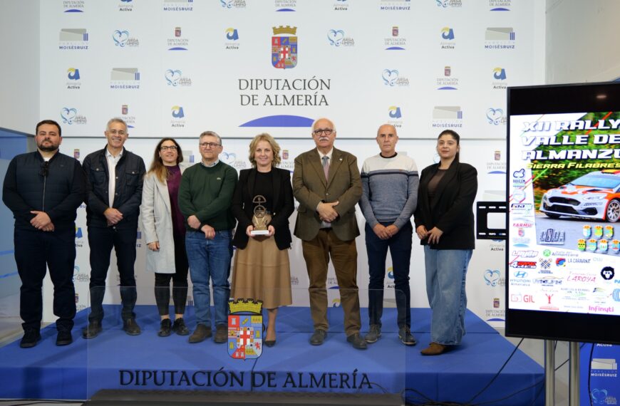 Presentación de la XII Edición del Rallye Valle del Almanzora-Sierra de Los Filabres por la Diputación