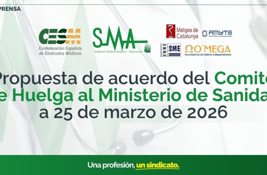Propuesta de Acuerdo del Comité de Huelga al Ministerio de Sanidad - 25 de marzo de 2026