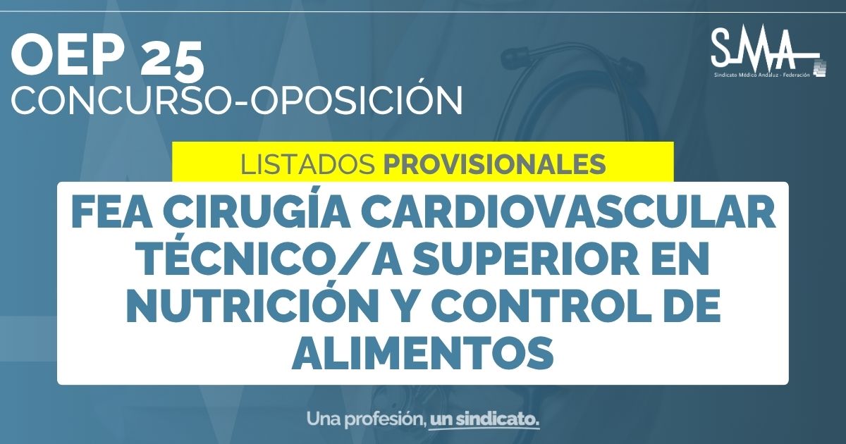 Publicación de Listados Provisionales de Aprobados en la Fase de Concurso-Oposición de OEP 25 para Varios Cargos 1 Publicación de Listados Provisionales de Aprobados en la Fase de Concurso-Oposición de OEP 25 para Varios Cargos