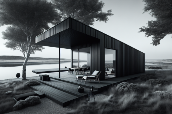 Casa de verano negra danesa: por qué el negro es el nuevo blanco en la arquitectura nórdica