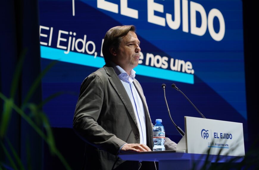 Antonio Repullo, en el IX Congreso Local del PP de El Ejido
