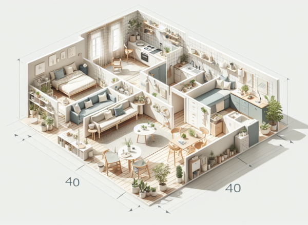 Vivir Bien en 40 m²: La Respuesta de Este Apartamento Sueco