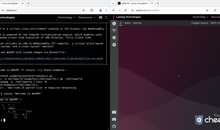 WebVM: Explorando la Ejecución de Linux en el Navegador con Nuevas Consideraciones