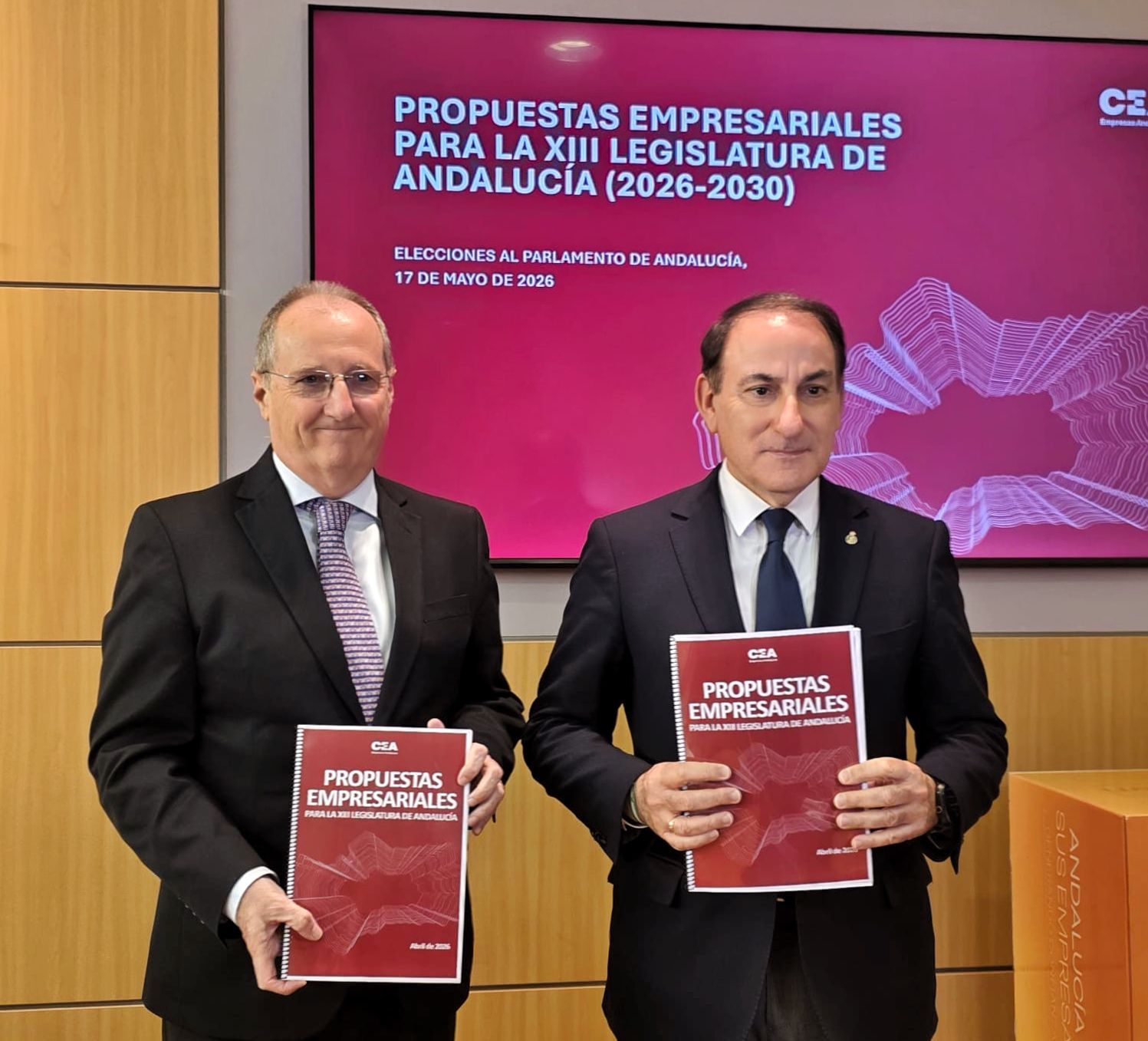 CEA presenta 195 Propuestas Empresariales para la XIII Legislatura en Andalucía 1 CEA presenta 195 Propuestas Empresariales para la XIII Legislatura en Andalucía