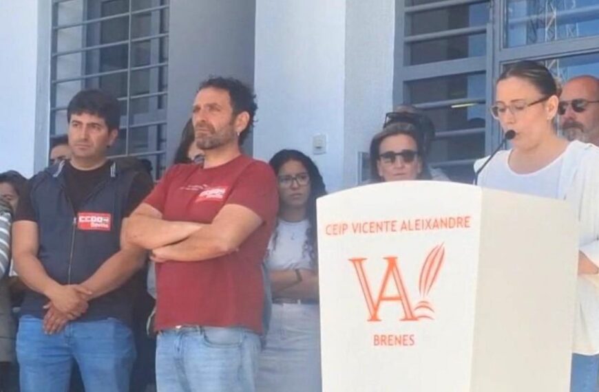 Concentración contra la agresión.