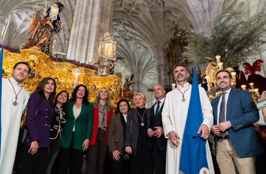 El Presidente de la Diputación Acompaña a las Hermandades de Macarena y Prendimiento