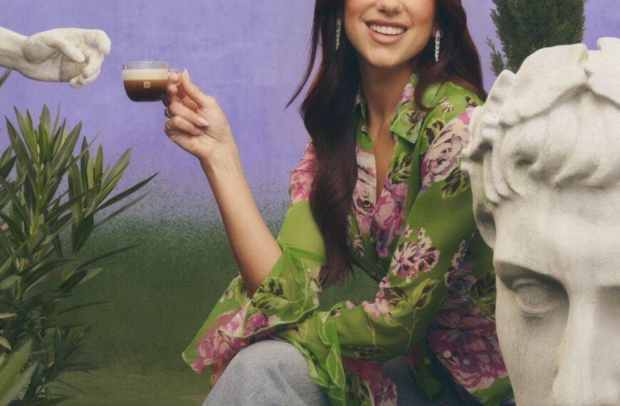 El nuevo mundo Vertuo Up de Nespresso, con la embajadora mundial de la marca, Dua Lipa
