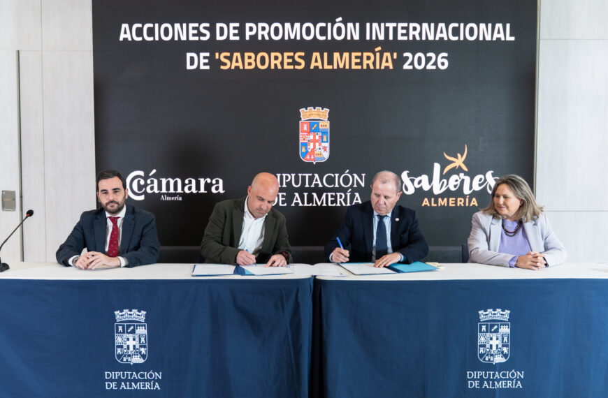 Renovación del Convenio entre Diputación y Cámara para la Internacionalización de 'Sabores Almería'