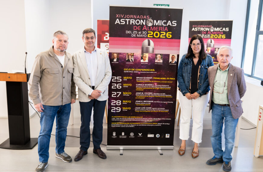 Almería será sede de las XIV Jornadas Astronómicas del 25 al 30 de mayo