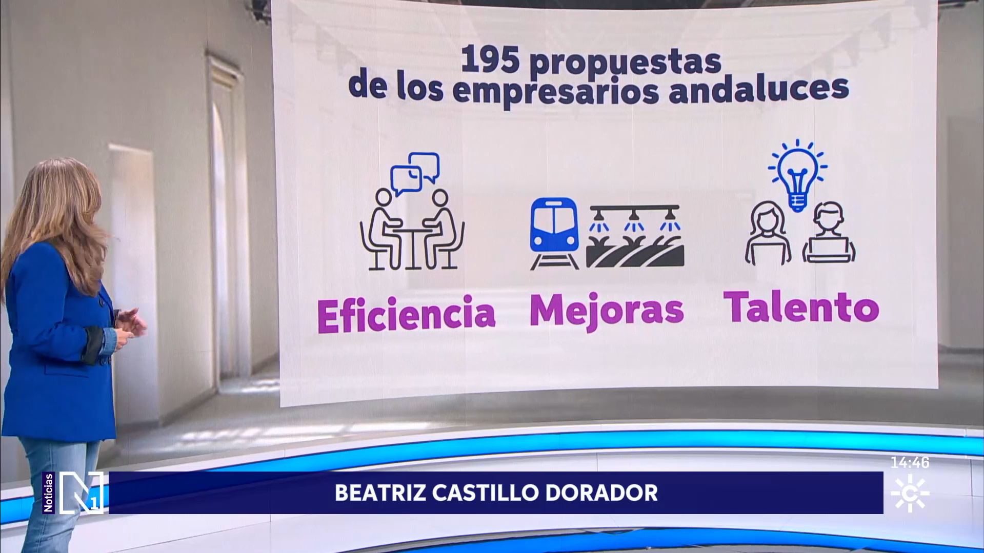 Canal Sur TV Destaca las 195 Propuestas Empresariales Presentadas por CEA 1 Canal Sur TV Destaca las 195 Propuestas Empresariales Presentadas por CEA