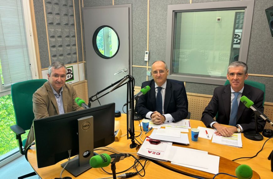 Luis Fernández-Palacios, Secretario General y Manuel Mingorance, Presidente del Consejo de Sostenibilidad y Regulación Normativa, en Onda Cero Radio