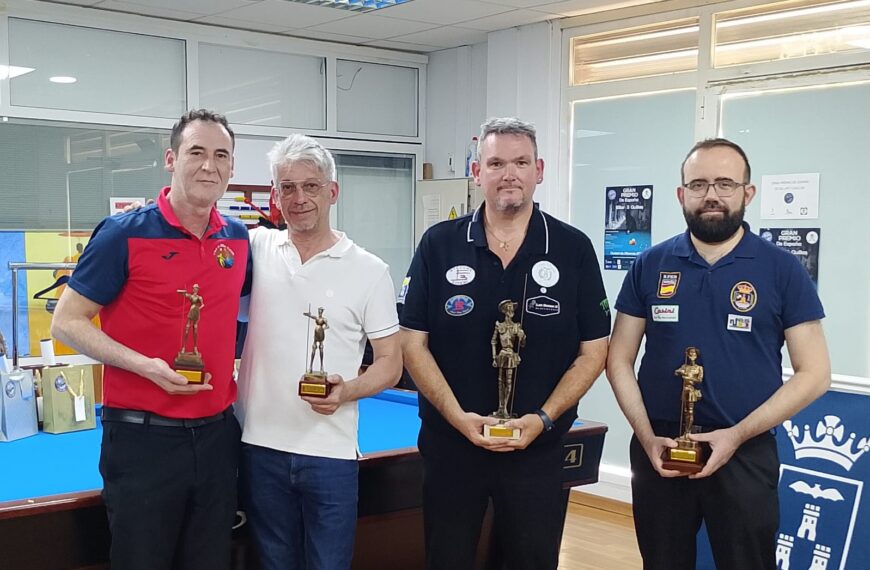 Federico Pérez Fuentes, Subcampeón del GPE de España de 5 Quillas 'Ciudad de Albacete' – Federación Andaluza de Billar