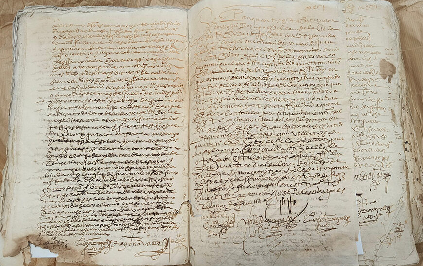 La Junta pide declarar inexportable un documento notarial firmado por Cervantes que se subasta en Madrid