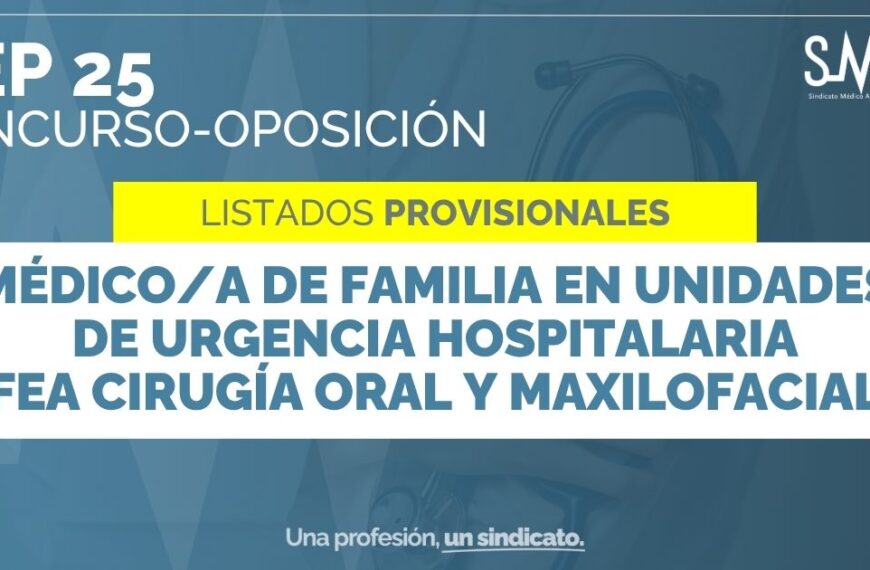 Listados Provisionales de Aprobados en la Fase de Concurso-Oposición del OEP 25 para Diversas Categorías