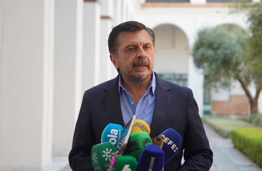 Toni Martín, en el Parlamento de Andalucía