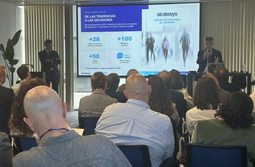 Stratesys reúne 50 directivos y expertos financieros para analizar la nueva era de la tesorería corporativa