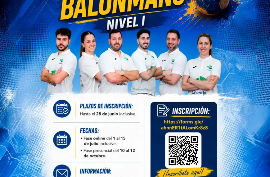 Abierto el Plazo de Inscripción para el Curso de Monitor de Balonmano Nivel I - FABM