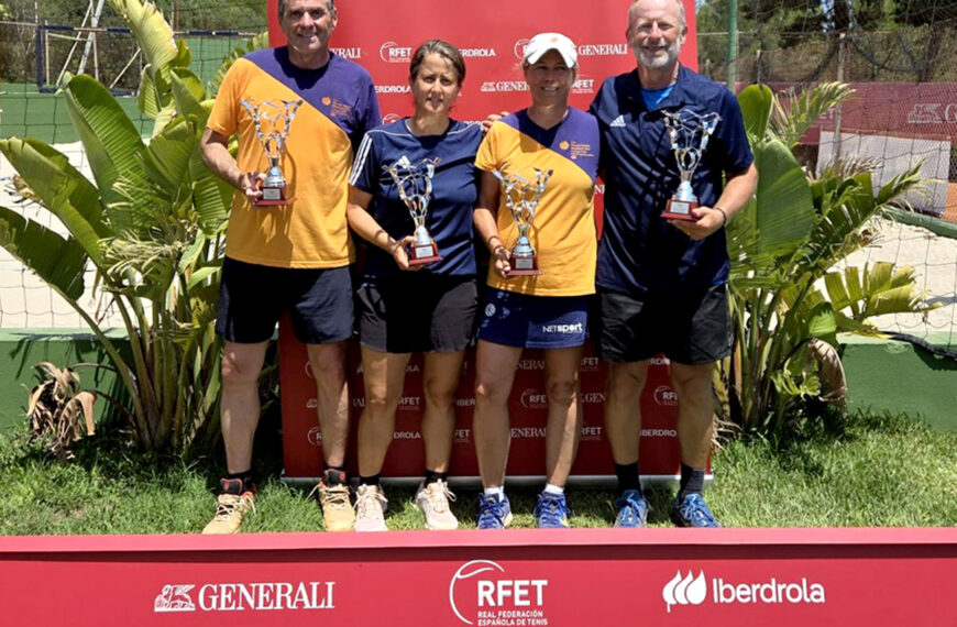 Andalucía conquista cuatro títulos en el Campeonato de España de Tenis Veteranos celebrado en Mallorca