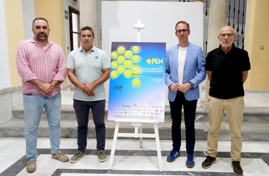 Presentación de la imagen del ATP Challenger 75 Open Ciudad de Pozoblanco 2026
