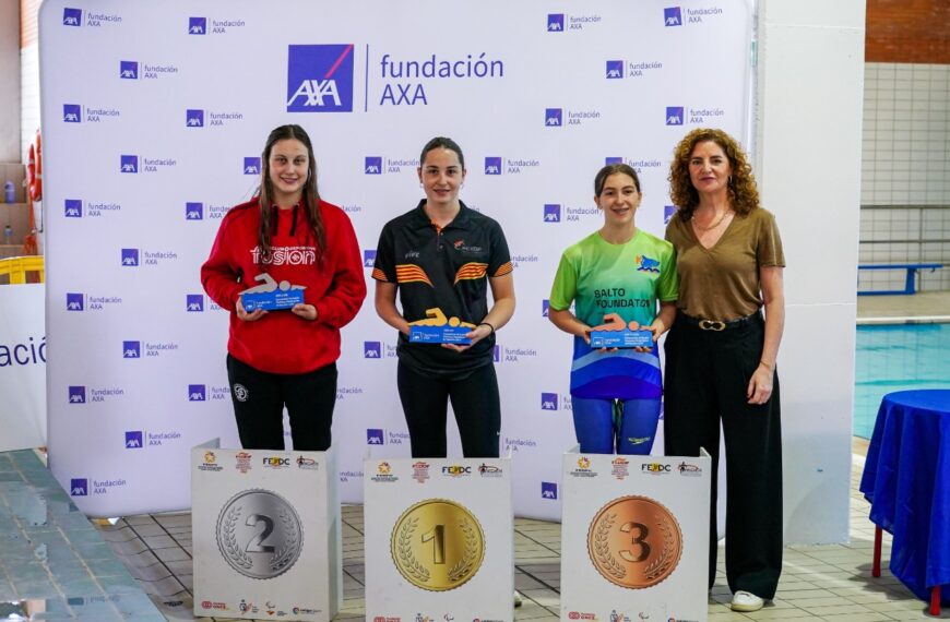 Berta Colomer (oro), Yaiza Mata (plata) y Haizea Vázquez (bronce)