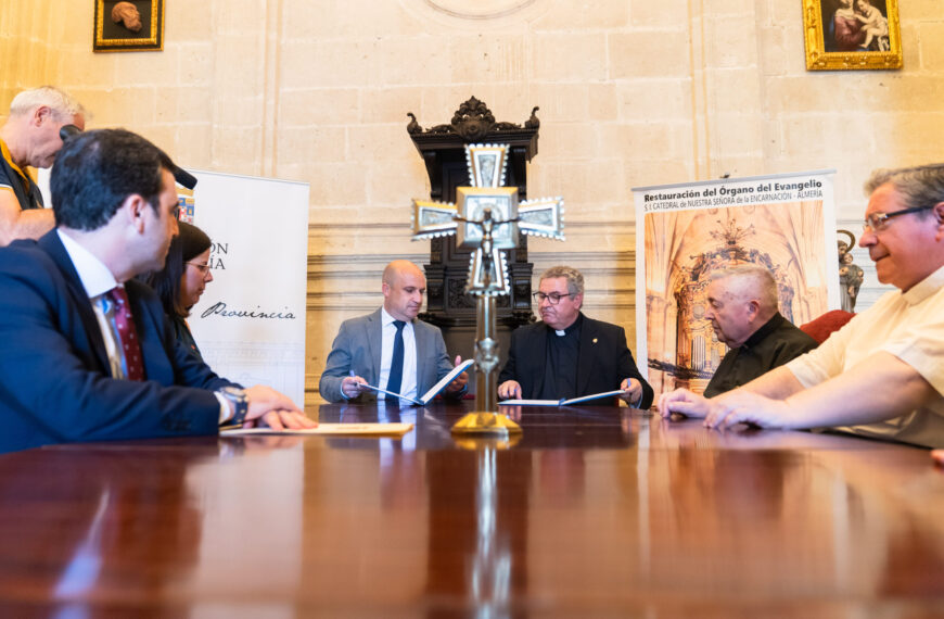 Impulso a la Restauración del Órgano Barroco de la Catedral de Almería por Parte de la Diputación