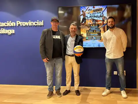 Pizarra acogerá del 19 al 21 de junio la sexta edición del Torneo Platinium de Vóley Playa