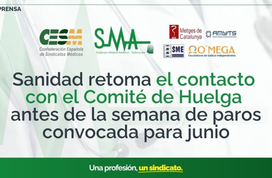 Sanidad reanuda el diálogo con el Comité de Huelga antes de la semana de paros programada para junio