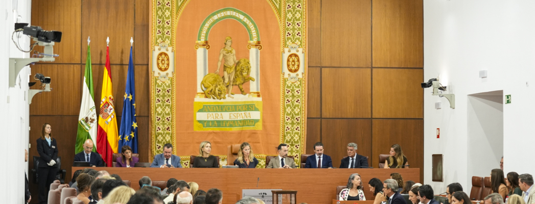 Ana Mestre, elegida nueva presidenta del Parlamento de Andalucía 1 Ana Mestre preside el Pleno del Parlamento