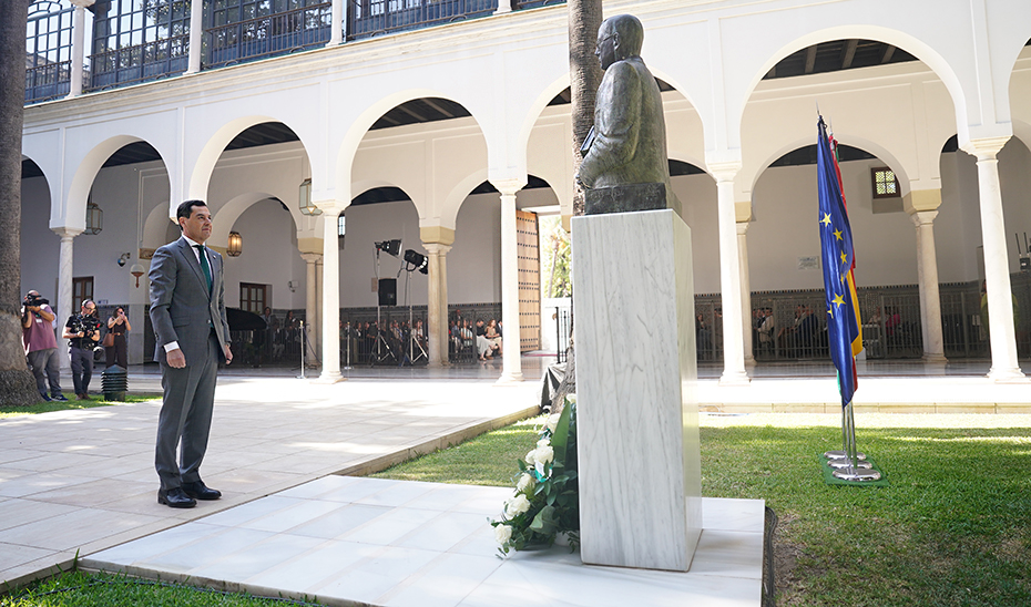Andalucía Clama por Igualdad y Futuro: Moreno en el Homenaje a Blas Infante 1 Andalucía Clama por Igualdad y Futuro: Moreno en el Homenaje a Blas Infante