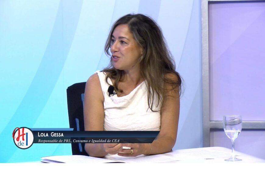 Entrevista a Lola Gessa, Líder en Prevención de Riesgos Laborales, Consumo e Igualdad de CEA, en PTV Televisión