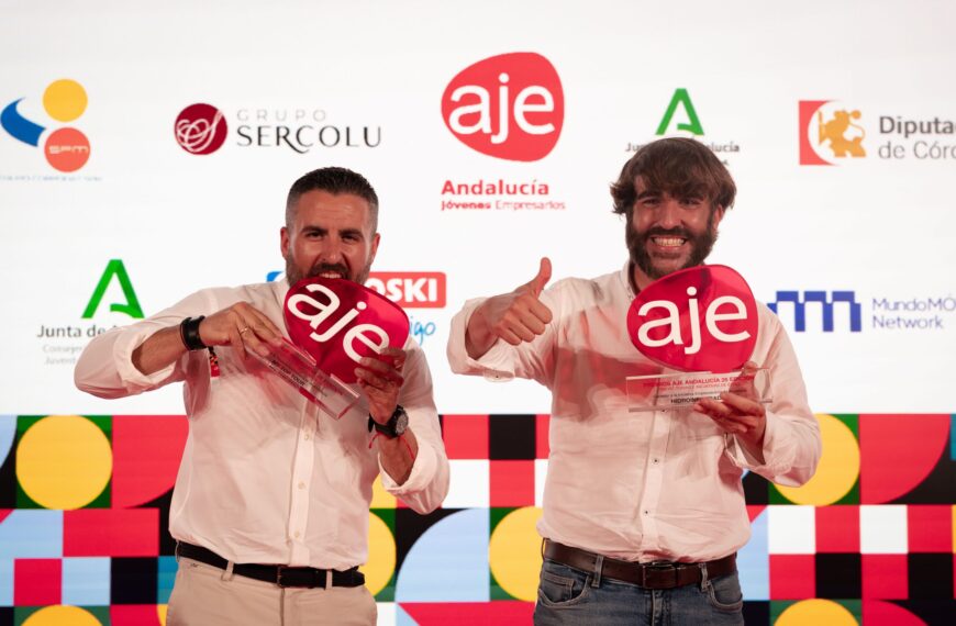 Ganadoras de la 26ª Edición de los Premios AJE Andalucía: My Top Tour e Hidroinfiltrador