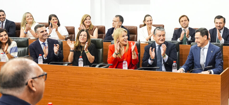 Juan Manuel Moreno elegido por tercera vez presidente de la Junta de Andalucía