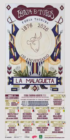 Morante, Roca Rey, Fortes, David de Miranda y Emilio de Justo, protagonistas de la feria del 150 aniversario de La Malagueta
