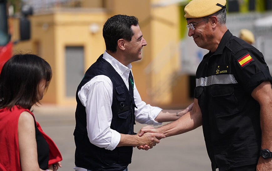 Moreno Anuncia la 'Estabilización' del Incendio de Los Gallardos y el Regreso de Desalojados