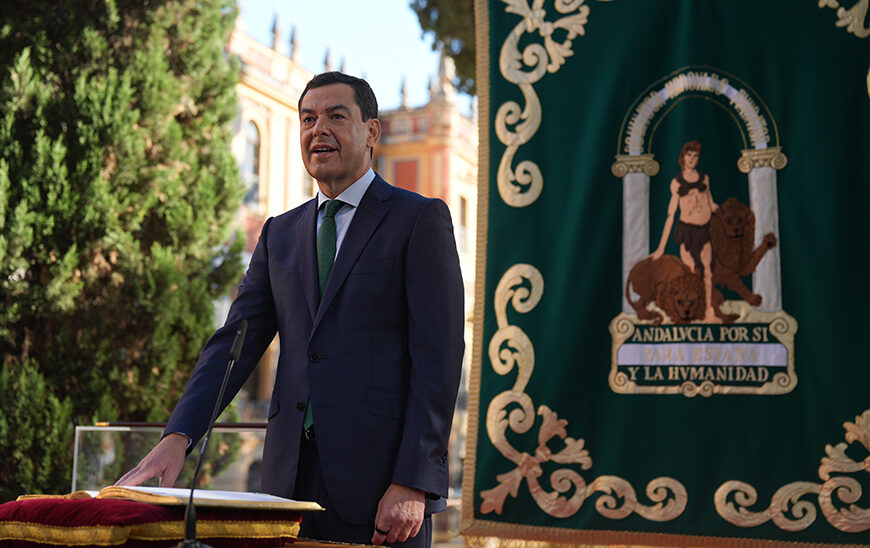 Moreno asume la Presidencia de la Junta: 'Seré fiel a mí mismo, la vía andaluza sigue vigente'