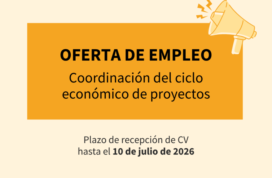 Oferta de Empleo: Coordinador/a de Ciclo Económico de Proyectos - Federación Sur Acoge