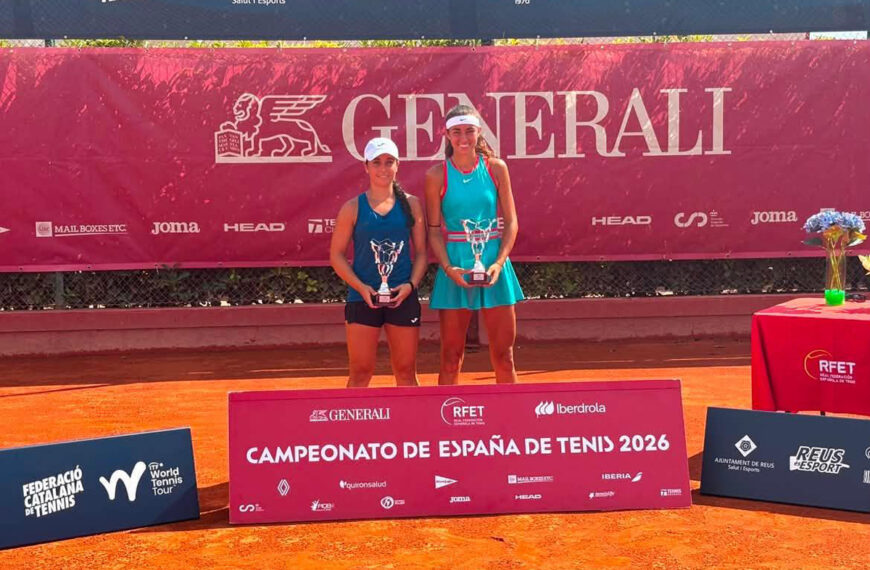 Ainara Fernández, campeona de España Junior de Dobles junto a Olivia Poinsot