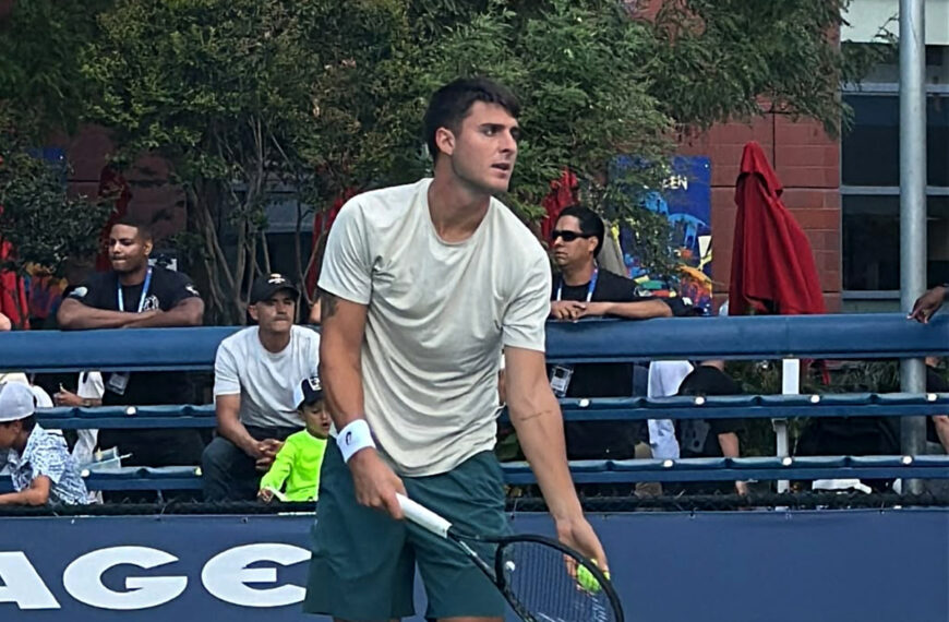 Pablo Llamas en el US OPEN 2026 - Foto Pablo Llamas